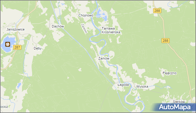 mapa Żarków, Żarków na mapie Targeo