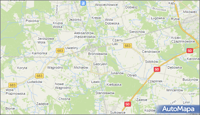 mapa Czachówek, Czachówek na mapie Targeo