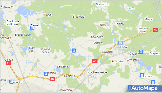 mapa Lubockie, Lubockie na mapie Targeo