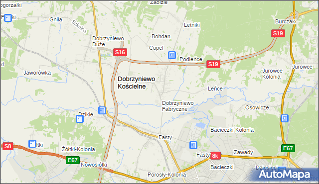 mapa Nowe Aleksandrowo, Nowe Aleksandrowo na mapie Targeo
