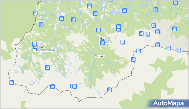 mapa Ornak, Ornak na mapie Targeo