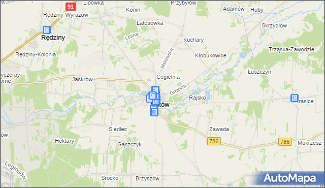 mapa Wancerzów, Wancerzów na mapie Targeo