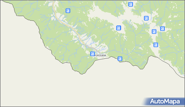 mapa Wołosate, Wołosate na mapie Targeo