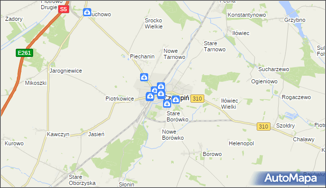 mapa Czempiń, Czempiń na mapie Targeo