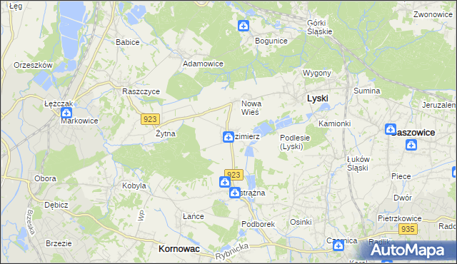 mapa Dzimierz, Dzimierz na mapie Targeo