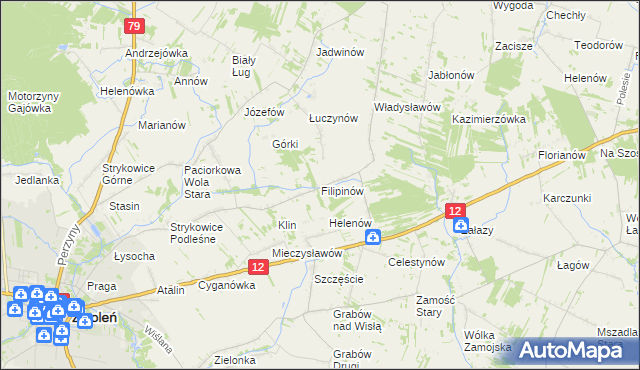 mapa Filipinów, Filipinów na mapie Targeo