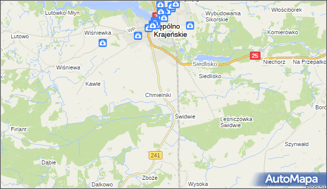 mapa Grochowiec, Grochowiec na mapie Targeo