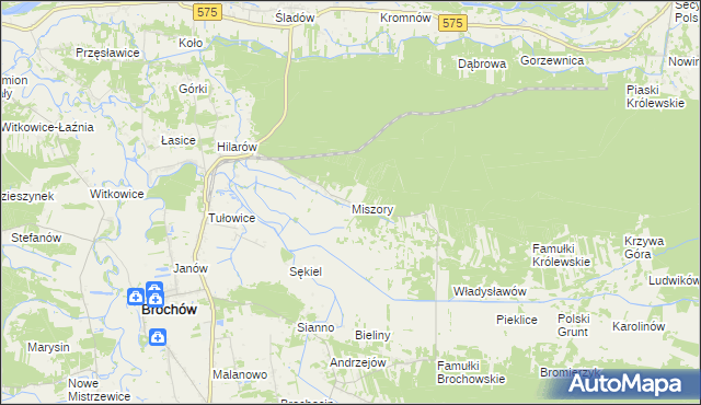 mapa Miszory, Miszory na mapie Targeo