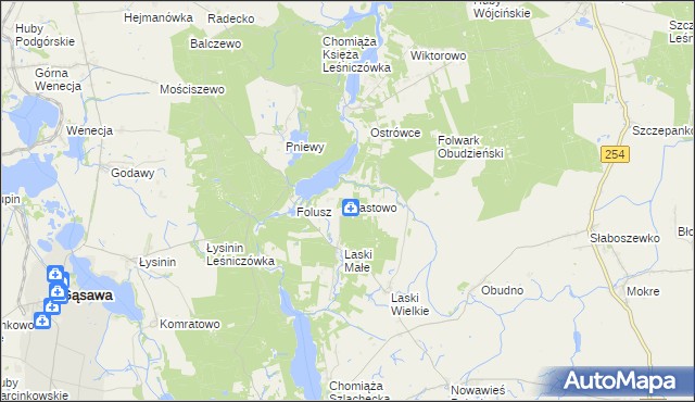 mapa Piastowo gmina Gąsawa, Piastowo gmina Gąsawa na mapie Targeo