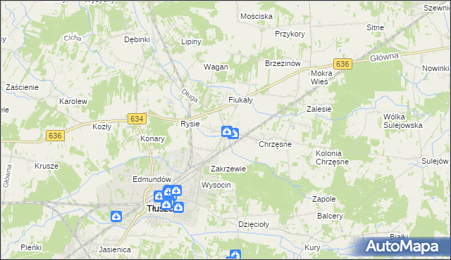 mapa Postoliska, Postoliska na mapie Targeo