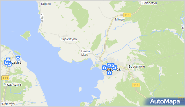 mapa Stepniczka, Stepniczka na mapie Targeo