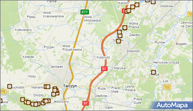 mapa Kotorydz, Kotorydz na mapie Targeo