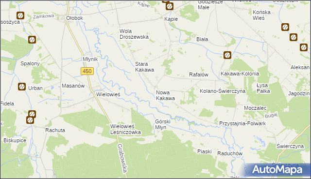 mapa Nowa Kakawa, Nowa Kakawa na mapie Targeo