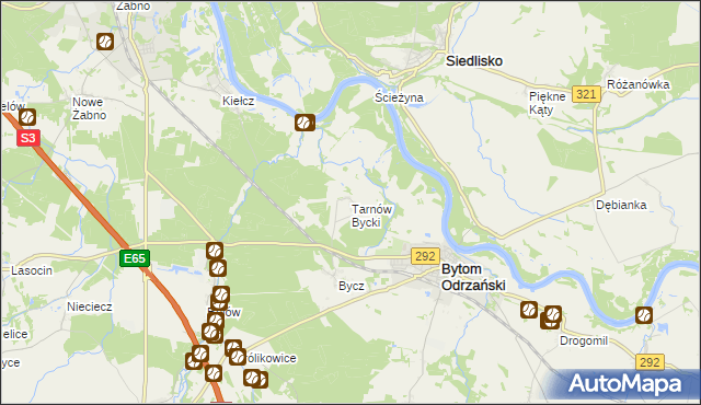 mapa Tarnów Bycki, Tarnów Bycki na mapie Targeo