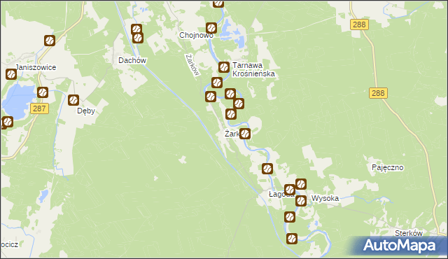 mapa Żarków, Żarków na mapie Targeo