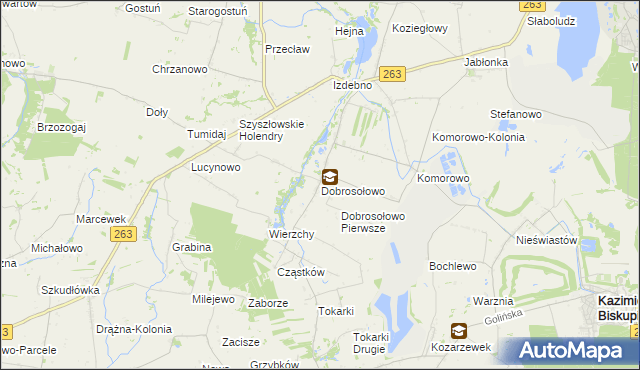 mapa Dobrosołowo, Dobrosołowo na mapie Targeo