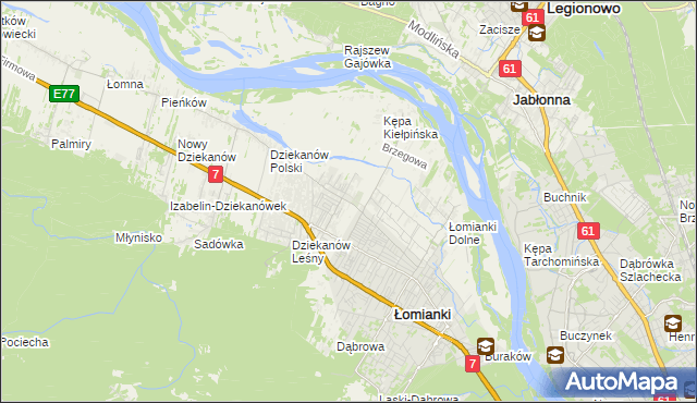 mapa Kiełpin Poduchowny, Kiełpin Poduchowny na mapie Targeo