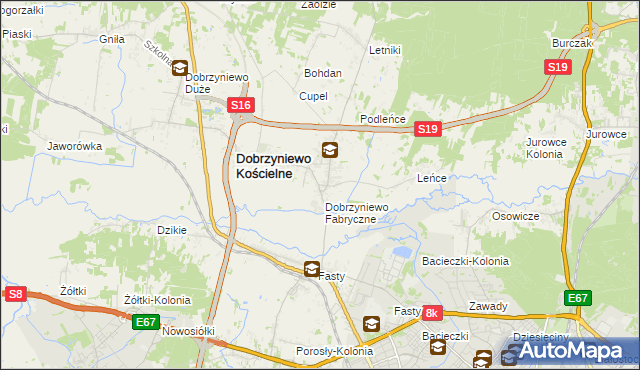 mapa Nowe Aleksandrowo, Nowe Aleksandrowo na mapie Targeo