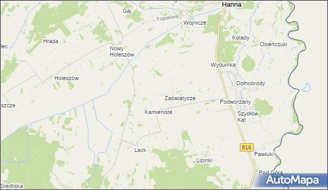 mapa Zaświatycze, Zaświatycze na mapie Targeo