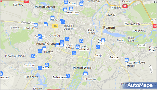 mapa Rynek Wildecki, Rynek Wildecki na mapie Targeo