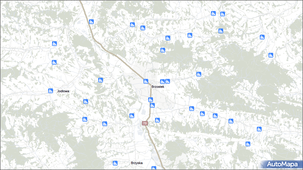Energetyka w Brzostek powiat dębicki Przemysł na mapie Targeo