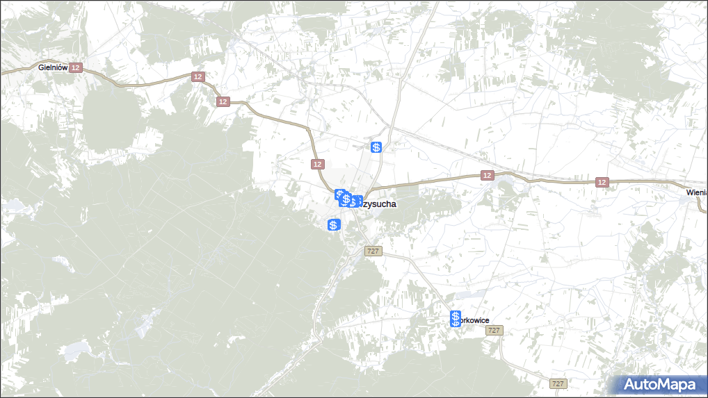 Finanse, Ubezpieczenia w Przysucha na mapie Targeo