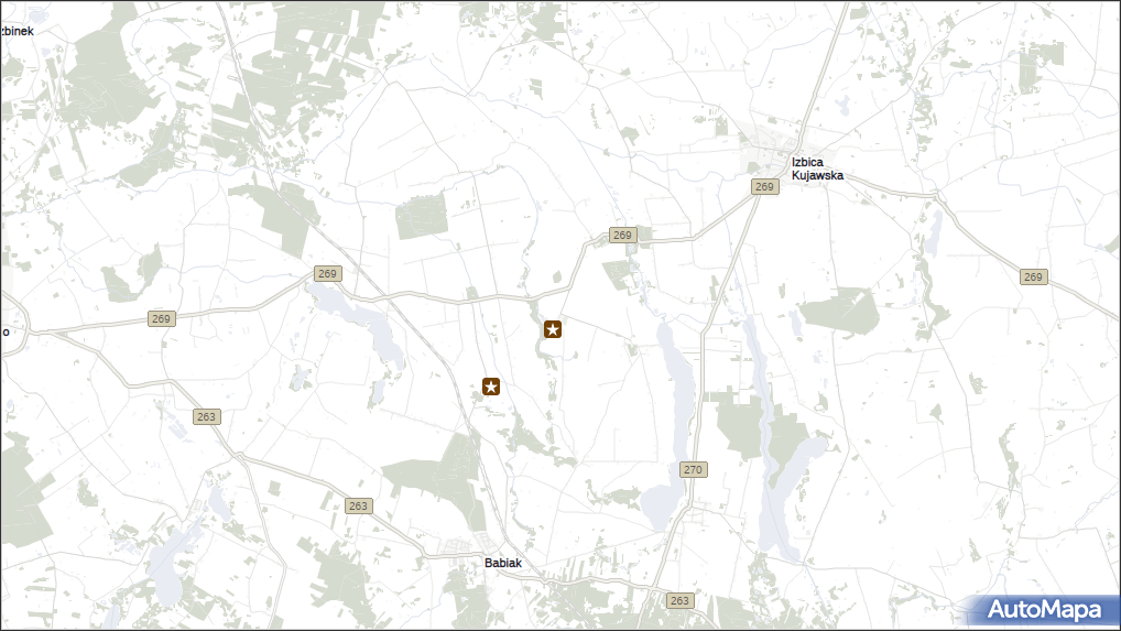 Pałac, Dwór w Mchowo gmina Babiak Atrakcja turystyczna na mapie Targeo