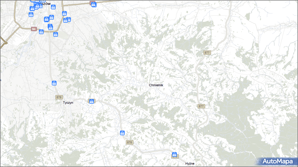 Sklep w Chmielnik powiat rzeszowski Handel, Usługi na mapie Targeo