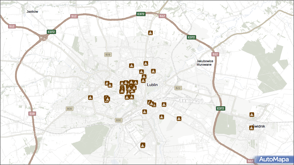 mapa targeo lublin Urząd, Instytucja państwowa w Lublinie :: Instytucje, Urzędy 