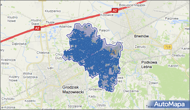 Kod pocztowy 05-822