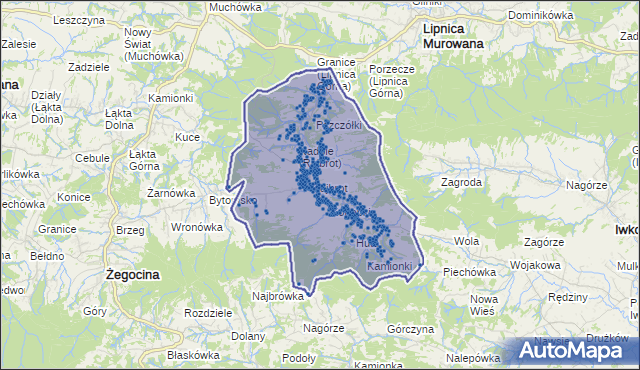 Kod pocztowy 32-725