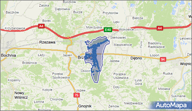 Kod pocztowy 32-851