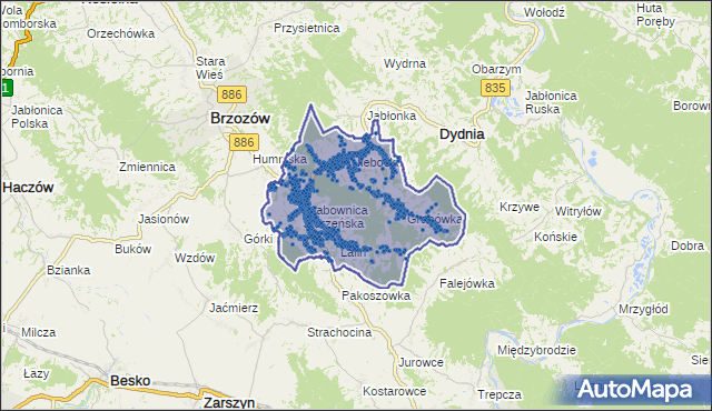 Kod pocztowy 36-207