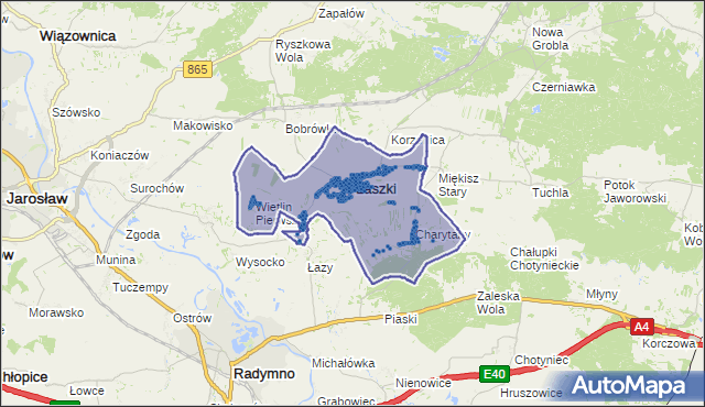 Kod pocztowy 37-543