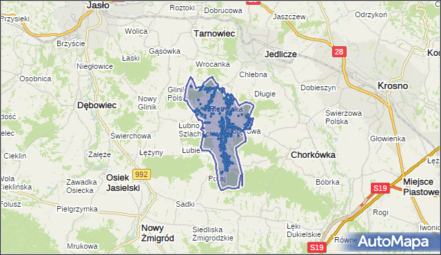 Kod pocztowy 38-459