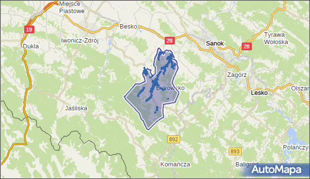 Kod pocztowy 38-505