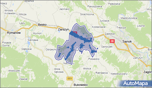 Kod pocztowy 38-533