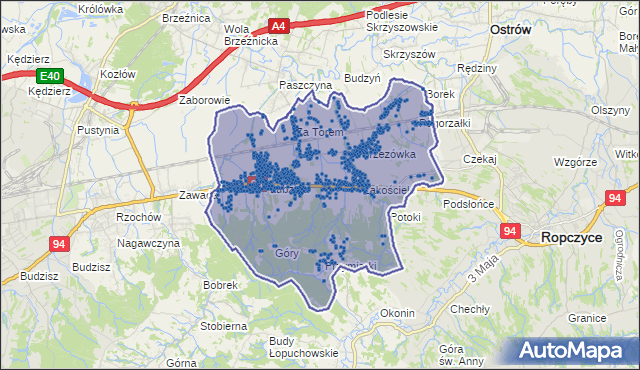 Kod pocztowy 39-102