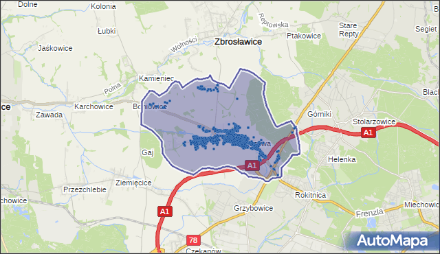Kod pocztowy 42-672