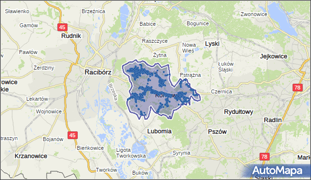 Kod pocztowy 44-285