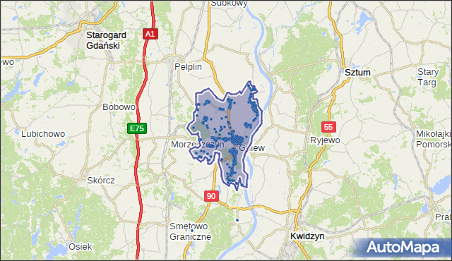 Kod pocztowy 83-140