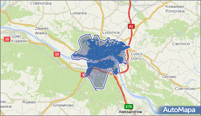 Kod pocztowy 87-100