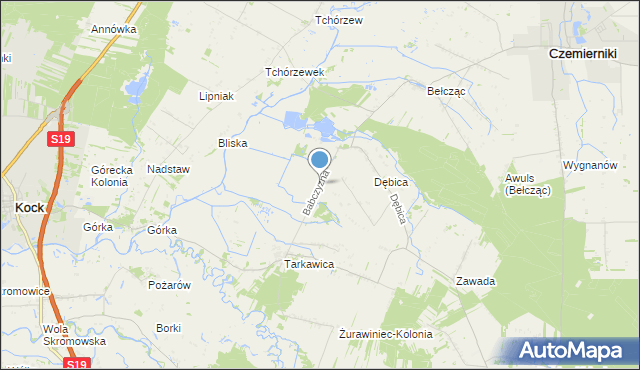 mapa Babczyzna, Babczyzna na mapie Targeo