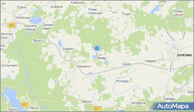 mapa Bałąg, Bałąg na mapie Targeo