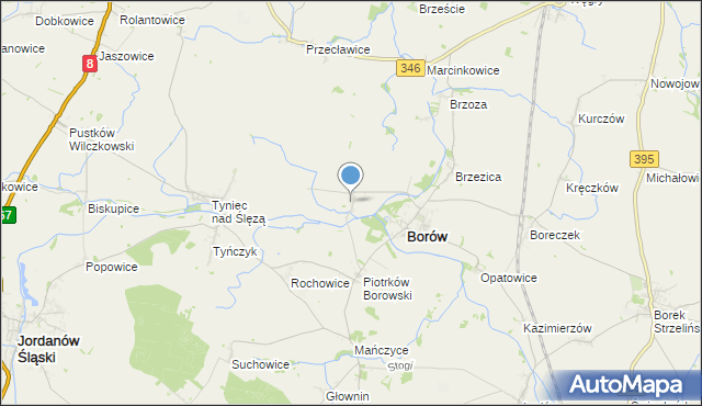 mapa Bartoszowa, Bartoszowa na mapie Targeo