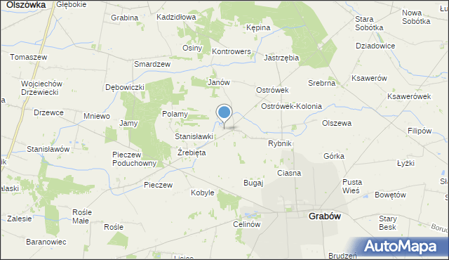 mapa Besiekiery, Besiekiery na mapie Targeo
