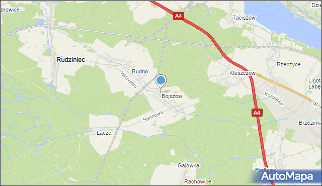 mapa Bojszów, Bojszów na mapie Targeo