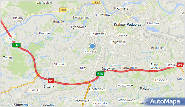 mapa kraków borek falecki Mapa Borek Fałęcki, Borek Fałęcki na mapie Targeo