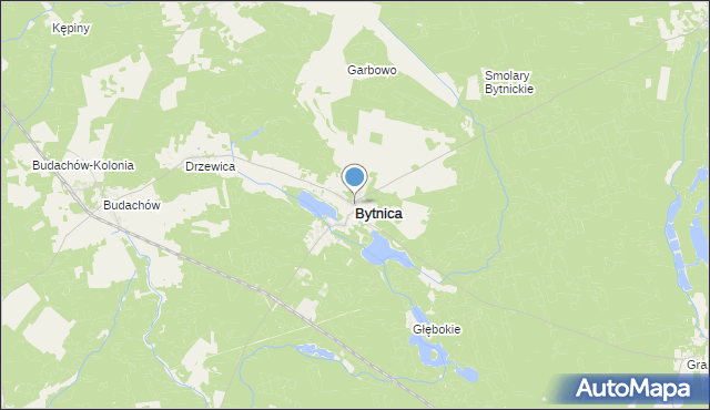 mapa Bytnica, Bytnica na mapie Targeo