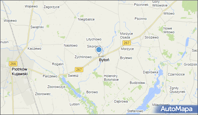 mapa Bytoń, Bytoń na mapie Targeo